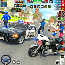 Icône de Police Car Chase: Cop Games 3D
