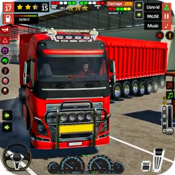 Şehir Kamyonu Kargo Oyunu 3D simgesi